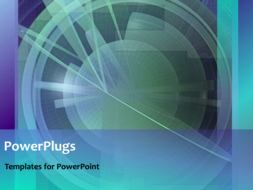 PowerPoint Template - An abstract industrial network